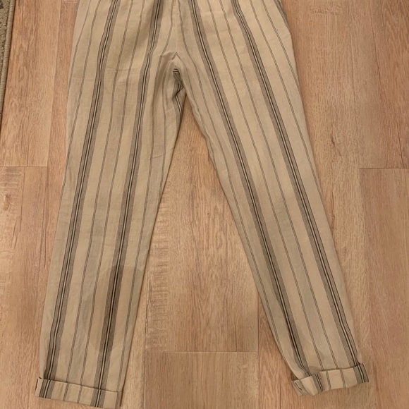 Current Elliott small black and cream striped pant - Picture 7 of 9